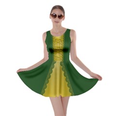 Renaissance Maiden Skater Dress (serpent Green) by LemonadeandFireflies