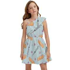 Medicine Items Kids  One Shoulder Party Dress