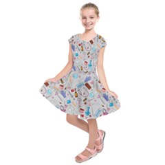 Medical Devices Kids  Short Sleeve Dress by SychEva