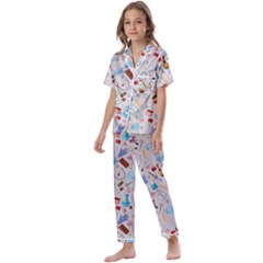 Medical Devices Kids  Satin Short Sleeve Pajamas Set by SychEva