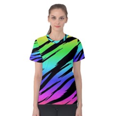 Tiger Rainbow Women s Cotton Tee