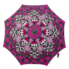 Princess Skull Heart Hook Handle Umbrellas (medium) by GothicPunkNZ