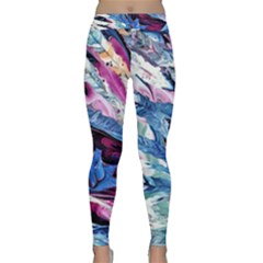 Feathers Classic Yoga Leggings by kaleidomarblingart