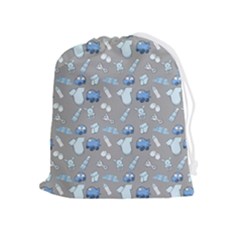 Cute Baby Stuff Drawstring Pouch (xl) by SychEva