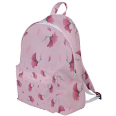 Flowers Pattern Pink Background The Plain Backpack