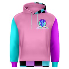 Color Block Telebunnies Logo Men s Overhead Hoodie by MagicStarWorld