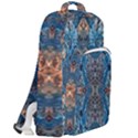 Lapislazuli arabesque  Double Compartment Backpack View2