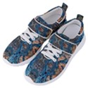 Lapislazuli arabesque  Women s Velcro Strap Shoes View2