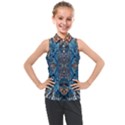 Lapislazuli arabesque  Kids  Sleeveless Polo Tee View1