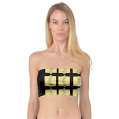 Stay Cool With Bloom In Decorative Bandeau Top by pepitasart