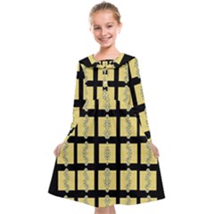 Stay Cool With Bloom In Decorative Kids  Midi Sailor Dress by pepitasart