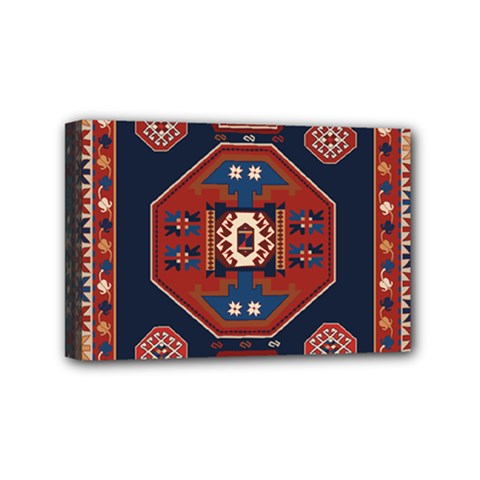 Armenian Old Carpet  Mini Canvas 6  x 4  (Stretched)