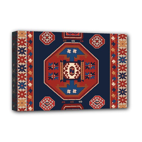 Armenian Old Carpet  Deluxe Canvas 18  x 12  (Stretched)