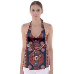 Armenian Old Carpet  Babydoll Tankini Top