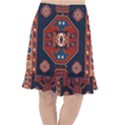 Armenian Old Carpet  Fishtail Chiffon Skirt View1
