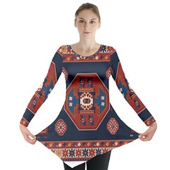 Armenian Carpet Long Sleeve Tunic  by Gohar