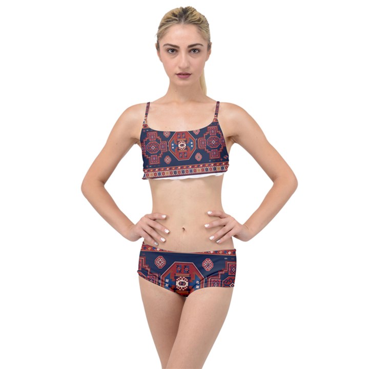 Armenian Carpet Layered Top Bikini Set