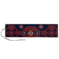 Armenian Carpet Roll Up Canvas Pencil Holder (l) by Gohar