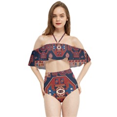 Armenian Carpet Halter Flowy Bikini Set  by Gohar