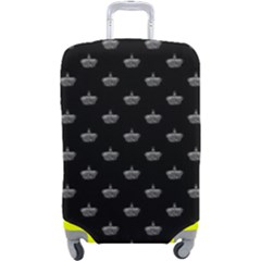 Royalty Crown Graphic Motif Pattern Luggage Cover (large) by dflcprintsclothing