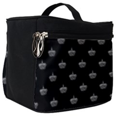 Royalty Crown Graphic Motif Pattern Make Up Travel Bag (big) by dflcprintsclothing