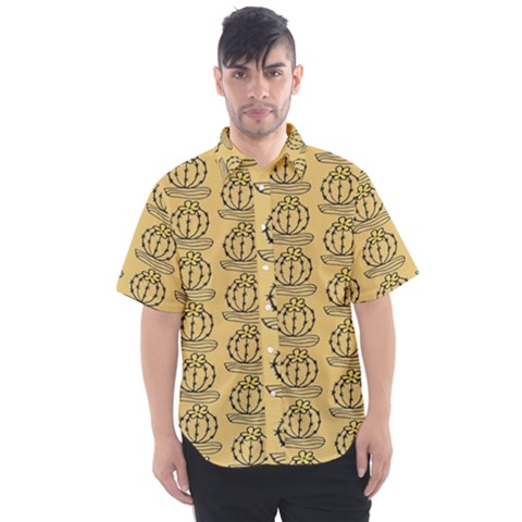 Cactus Men s Short Sleeve Shirt by ConteMonfrey