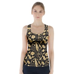 Natura Premium Golden Leaves Racer Back Sports Top by ConteMonfrey