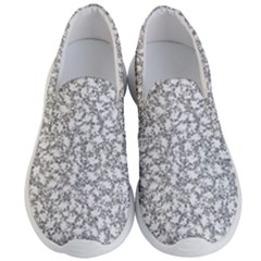 Bacterias Drawing Black And White Pattern Men s Lightweight Slip Ons by dflcprintsclothing