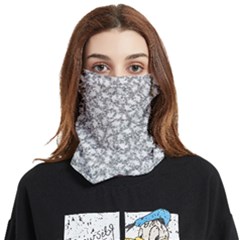 Bacterias Drawing Black And White Pattern Face Covering Bandana (two Sides) by dflcprintsclothing