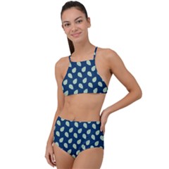 Blue Pines Blue High Waist Tankini Set by ConteMonfrey