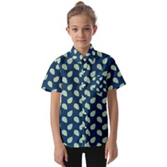 Blue Pines Blue Kids  Short Sleeve Shirt by ConteMonfrey