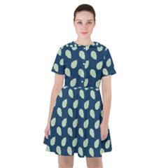 Blue Pines Blue Sailor Dress by ConteMonfrey