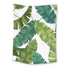 Banana Leaves Tropical Medium Tapestry by ConteMonfrey