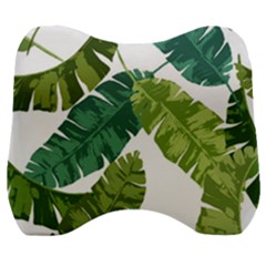 Banana Leaves Tropical Velour Head Support Cushion by ConteMonfrey