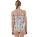 Cool Summer Pattern - Beach Time!   Twist Front Tankini Set View2