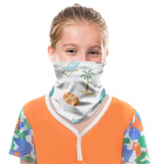 Cool Summer Pattern - Beach Time!   Face Covering Bandana (kids) by ConteMonfrey