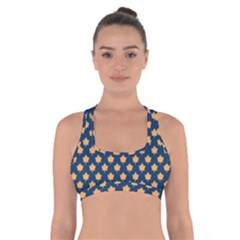 Oh Canada - Maple Leaves Cross Back Sports Bra by ConteMonfrey