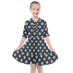 Oh Canada - Maple Leaves Kids  All Frills Chiffon Dress by ConteMonfrey