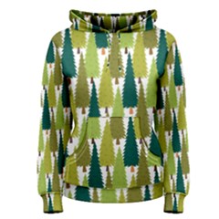 Pine Trees   Women s Pullover Hoodie by ConteMonfrey