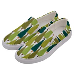 Pine Trees   Men s Canvas Slip Ons by ConteMonfrey