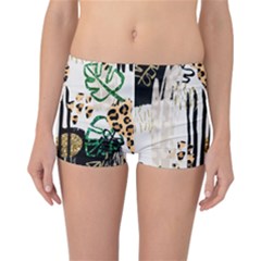 Modern Jungle Reversible Boyleg Bikini Bottoms by ConteMonfrey