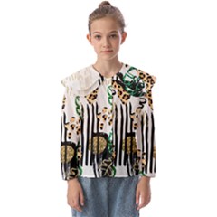 Modern Jungle Kids  Peter Pan Collar Blouse by ConteMonfrey