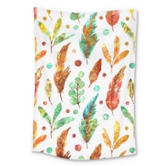 Watercolor Nature Glimpse  Large Tapestry by ConteMonfrey