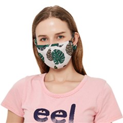 Colorful Monstera  Crease Cloth Face Mask (Adult)