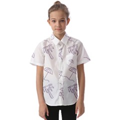 Doodles - Beach Time! Kids  Short Sleeve Shirt by ConteMonfrey