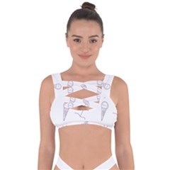 Doodles - Beach Time! Bandaged Up Bikini Top by ConteMonfrey