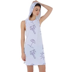 Doodles - Beach Time! Racer Back Hoodie Dress by ConteMonfrey