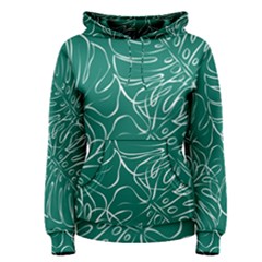 Tropical Monstera  Women s Pullover Hoodie by ConteMonfrey