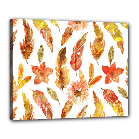 Hot Colors Nature Glimpse Canvas 20  X 16  (stretched) by ConteMonfrey