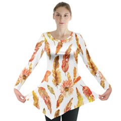 Hot Colors Nature Glimpse Long Sleeve Tunic  by ConteMonfrey
